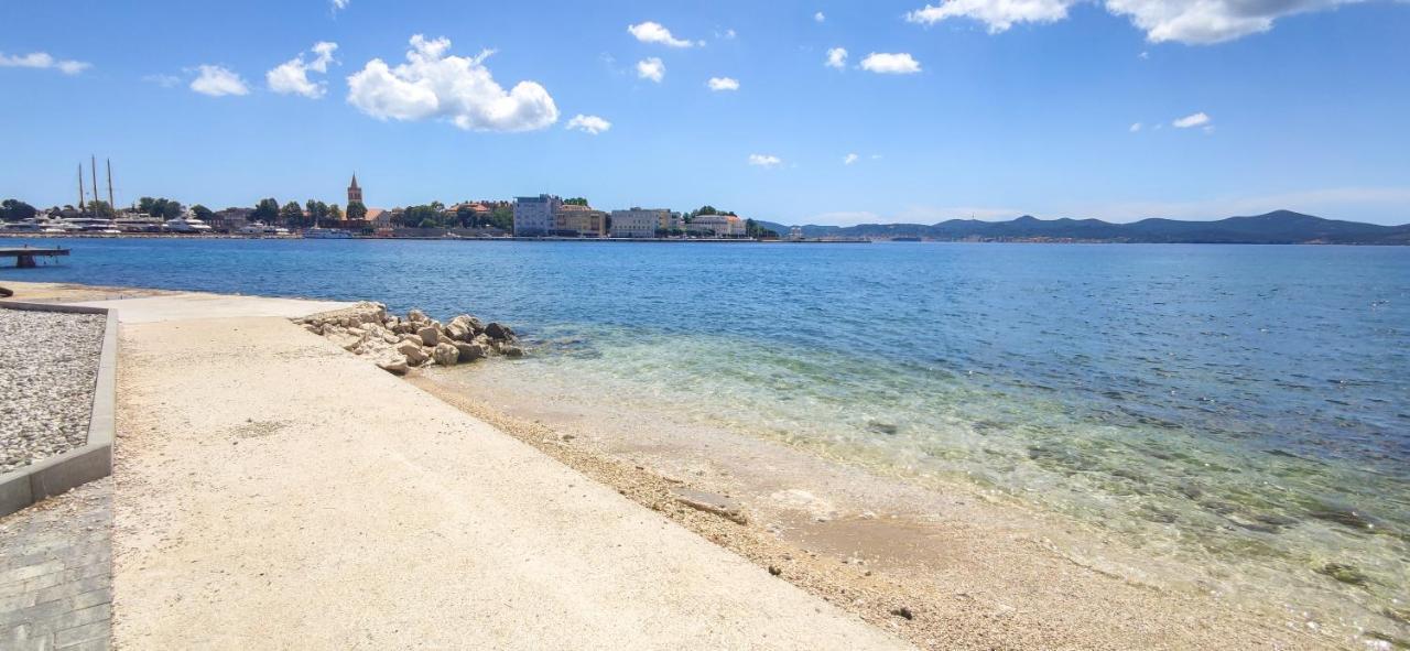 Beachfront House With Private Jacuzzi And Garden Zadar Luaran gambar